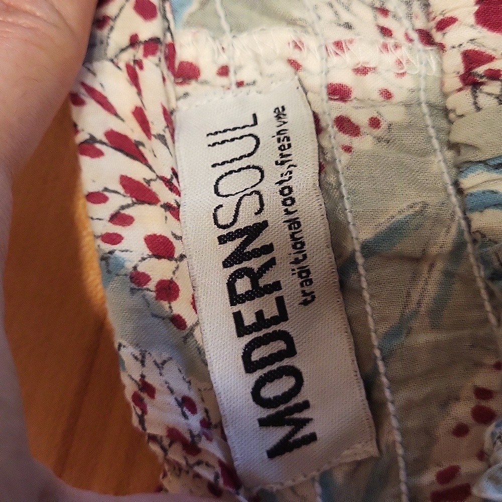 Modern Soul Floral Mini Skirt - Gray and Pink - Picture 6 of 8